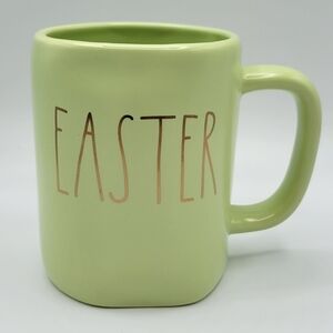 Rae Dunn Easter Green coffee mug